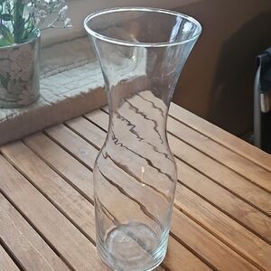 Clear Glass Vase